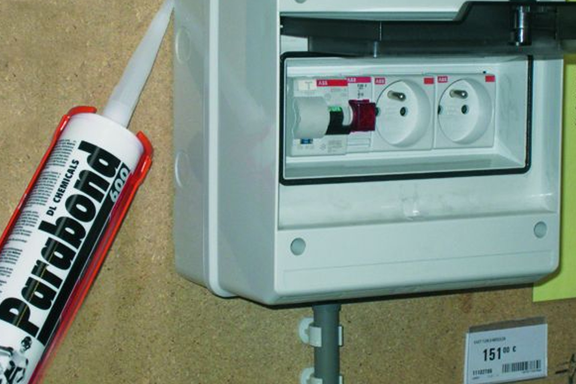 High Tack Parabond 600 lijmkit wit 12 stuks 290 ml - Afbeelding 3