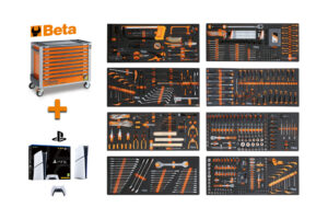Beta Tools Gereedschapswagen BW 2400S XL9/E-XXL + GRATIS Playstation 5 Slim Digital Edition