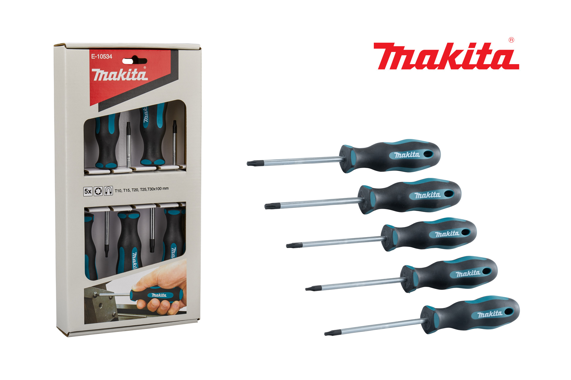 Makita Schroevendraaierset E-10534 5-delig