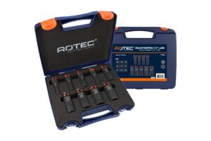 Rotec Krachtdoppen 1/2" 6-knt. set