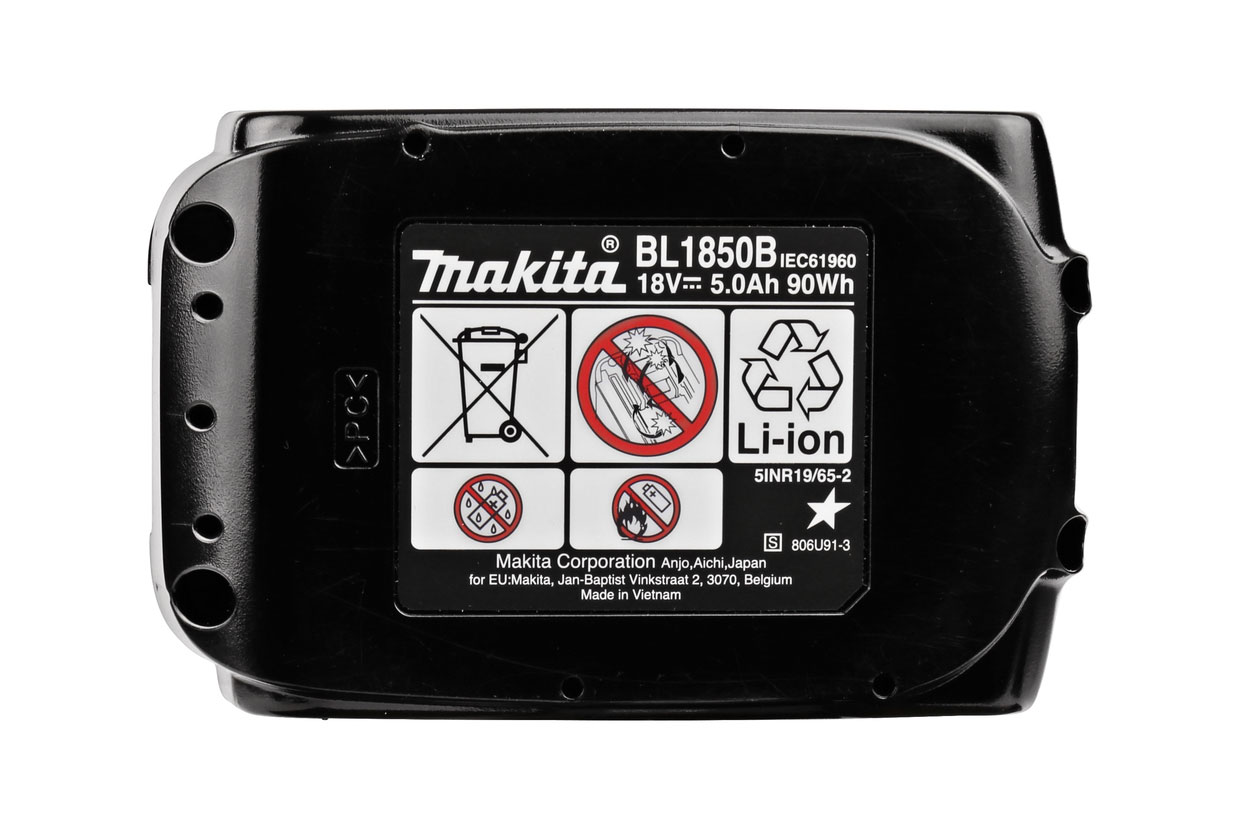 Makita accu BL1850B 197280-8 18,0 V 5,0 Ah + Makita oplader DC18RC - Afbeelding 4